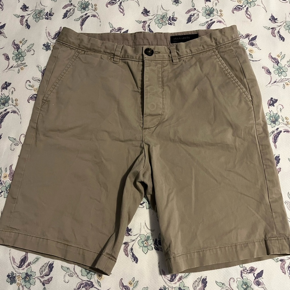 All Saints men’s khaki shorts size 30